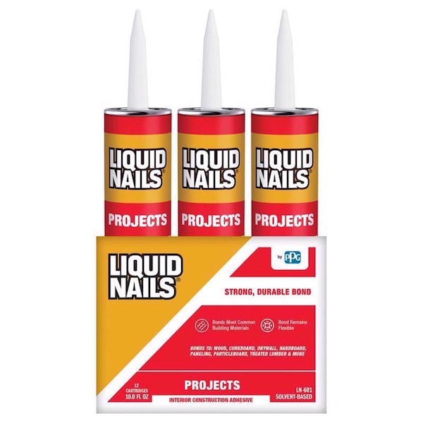 Interior Projects Synthetic Rubber Construction Adhesive 10 Oz